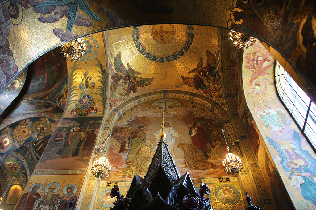 Guilded Ceiling, Church of Saviour on Spilled Blood, St Petersburg, Russia, 2016.jpg
