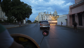 Taxi at Dusk, Havana, Cuba, 2018.jpg