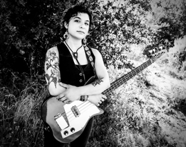 Chloe Solo With Base Guitar_BW_Agoura Hills_CA_2025.jpeg
