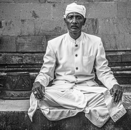 Balinese Priest in Dress White, Bali, Indonesia,  2014.jpg